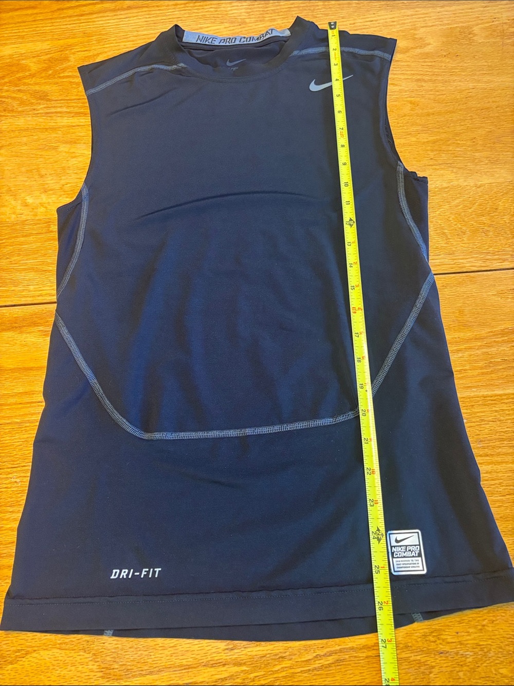 Nike Black and White Athletic Shorts with Two Black Performance Tops - Picture 5 of 9